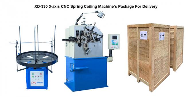 Xd-330 CNC 3 άξονα άνοιξη που κουλουριάζει τη συσκευασία της μηχανής για την παράδοση
