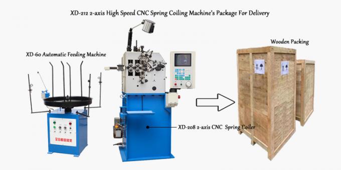 Xd-212 CNC υψηλής ταχύτητας 2 άξονα άνοιξη που κουλουριάζει τη συσκευασία της μηχανής για την παράδοση