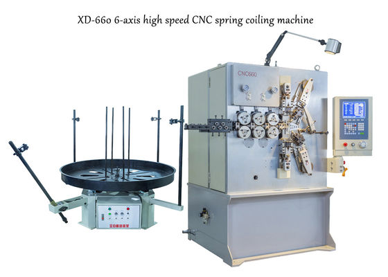 CNC υψηλής ταχύτητας xd-660 6-άξονα άνοιξη που κουλουριάζει τη μηχανή για την ακρίβεια ανοίξεων
